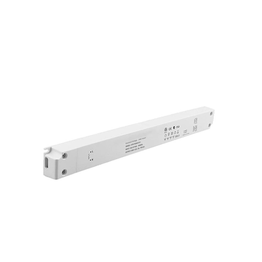 Troldtekt LED Zigbee Skinnesæt 6x60 cm - CCT, Planforsænket, Akustilight inkl. ledninger og driver