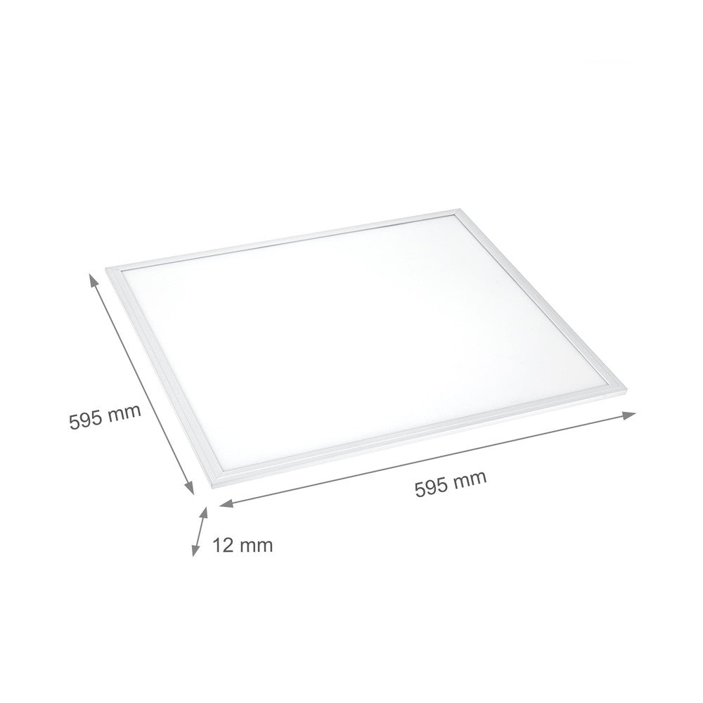 Spectrum 60x60 LED-panel - 45W, hvid kant - 5 års garanti