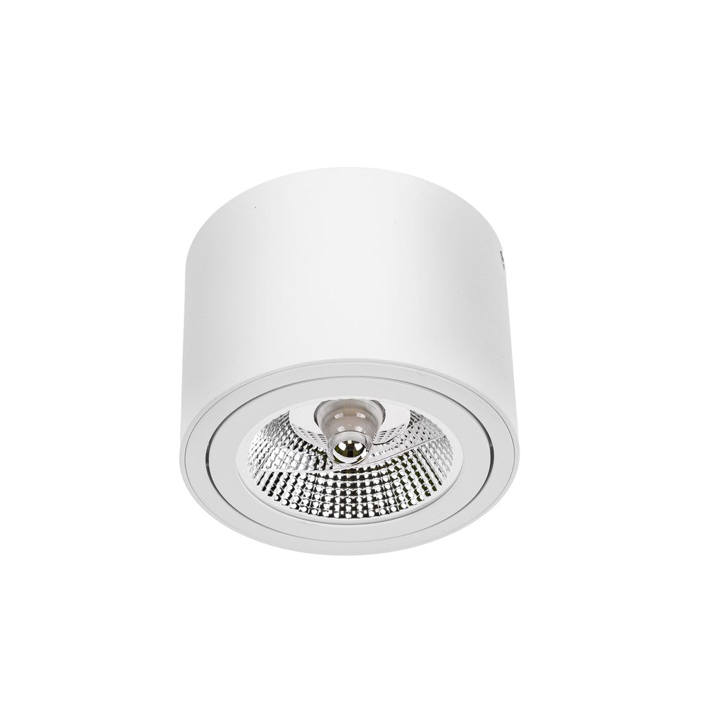 CHLOE AR111 loftslampe - Rund hvid, justerbar, GU10 AR111 (250W) med 5 års producentgaranti.