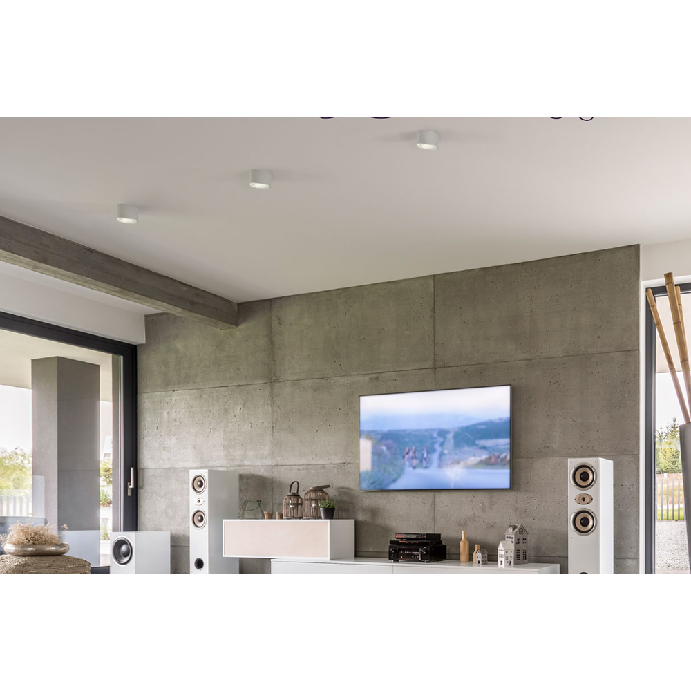CHLOE AR111 loftslampe - Rund hvid, justerbar, GU10 AR111 (250W) med 5 års producentgaranti.