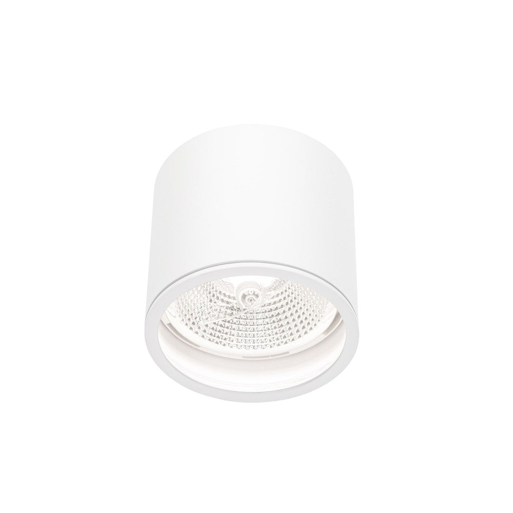 CHLOE AR111 GU10 IP65 Rund Hvid Udendørs LED Spotlampe - 230V, Vandtæt IP65