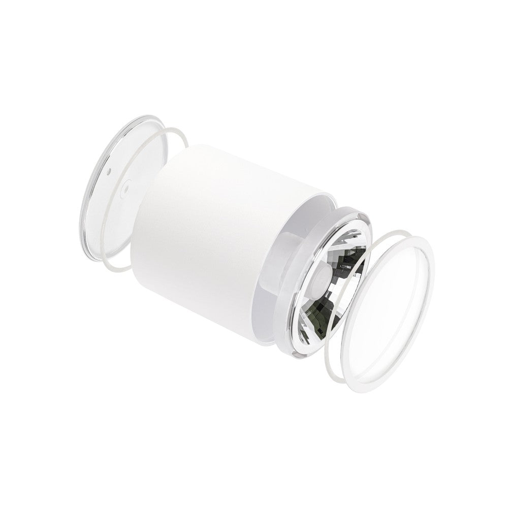 CHLOE AR111 GU10 IP65 Rund Hvid Udendørs LED Spotlampe - 230V, Vandtæt IP65