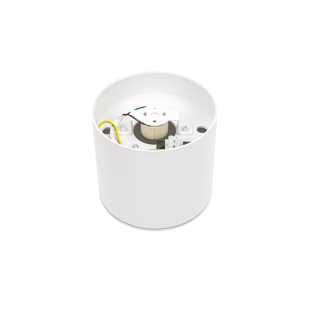 CHLOE AR111 GU10 IP65 Rund Hvid Udendørs LED Spotlampe - 230V, Vandtæt IP65