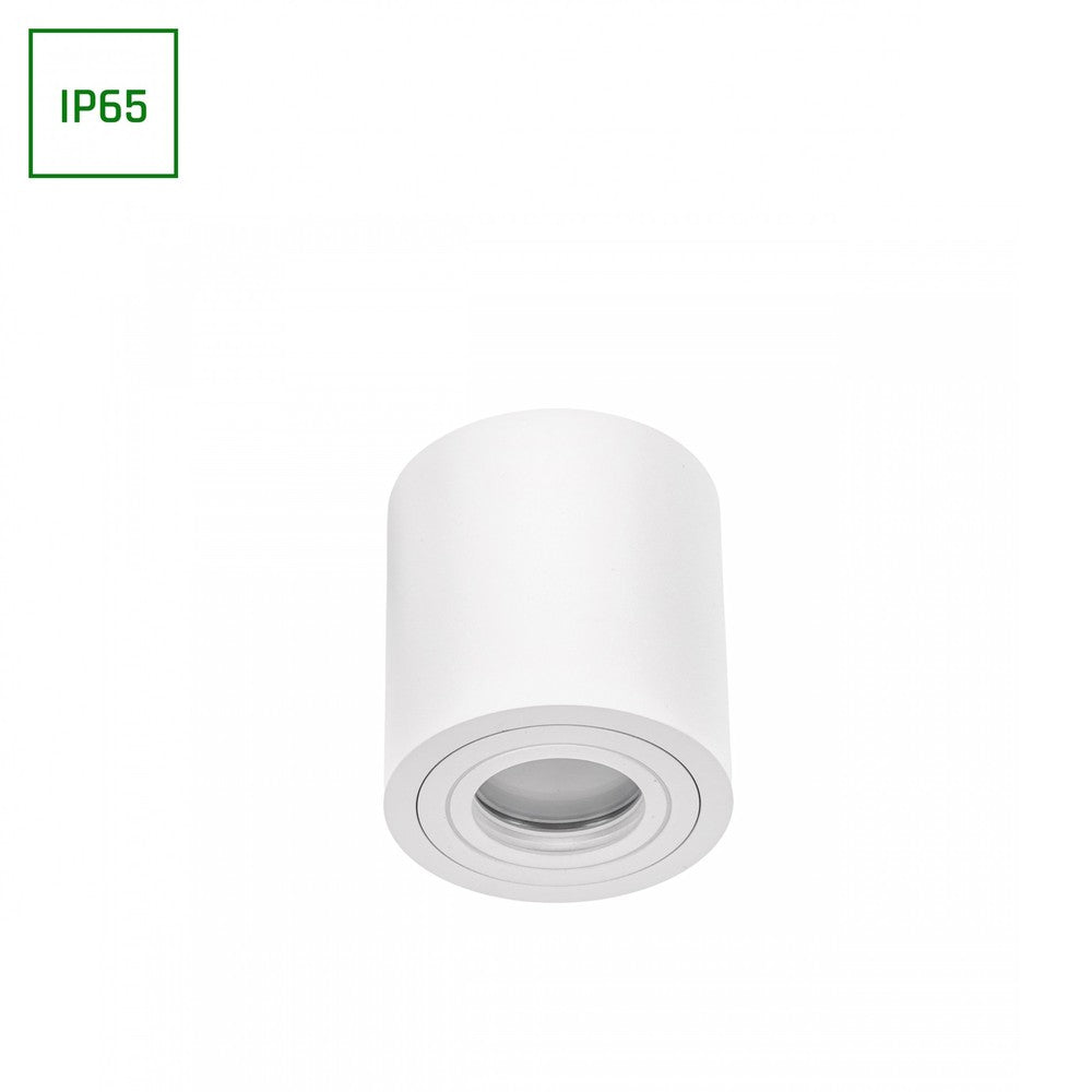 CHLOE GU10 IP65 rund hvid - Vandtæt udendørs LED-spot til 230V installation