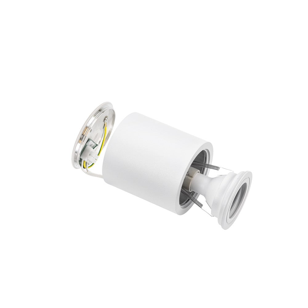 CHLOE GU10 IP65 rund hvid - Vandtæt udendørs LED-spot til 230V installation