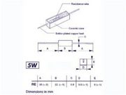 Effektmodstand - 5W / 12ohm (5%)
