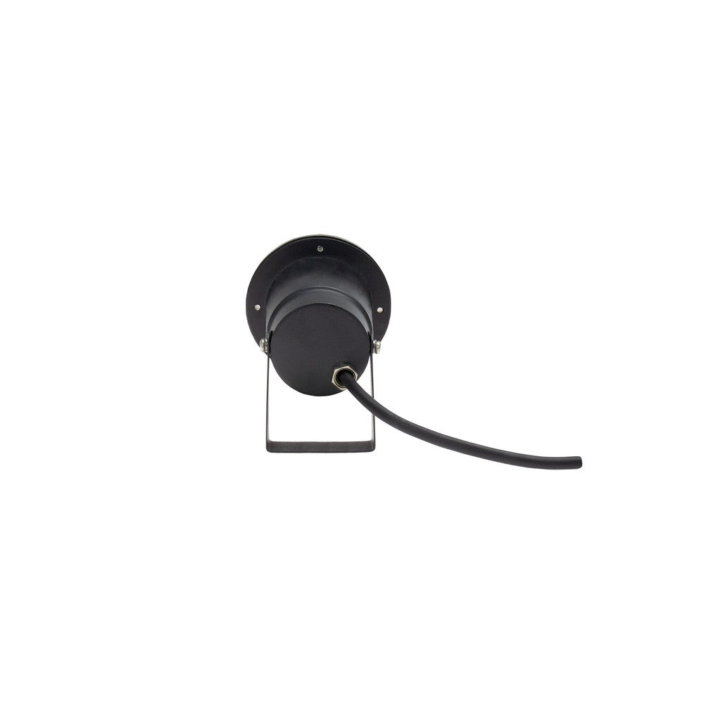 FLORI GU10 ALU VINKEL Sort Spyd 98x180mm IP65 (Justerbar, 230V)