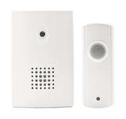Trådløs dørklokke inkl. dørtryk - Hvid