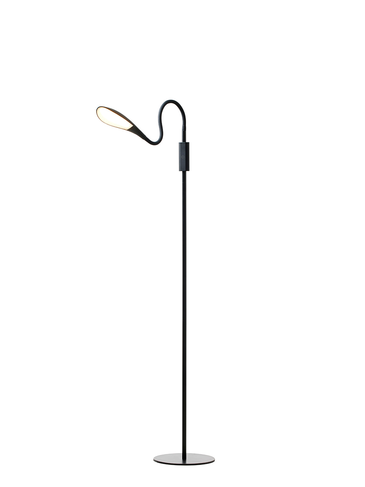 Mamba Gulvlampe 3,5W med dæmp H140cm, sort