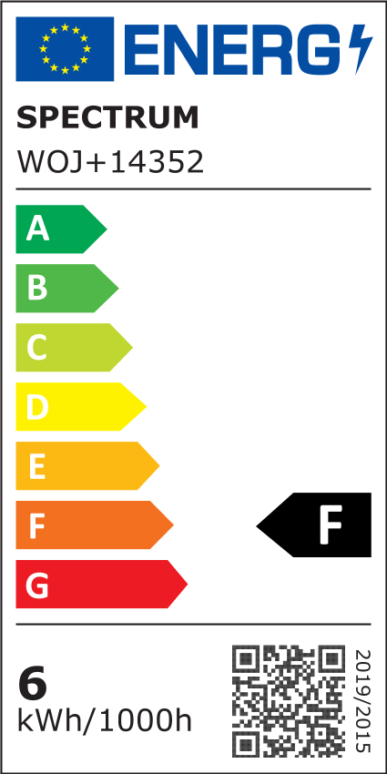 LED Pære C37 E27 230V 6W Spectrum - 520lm RA80