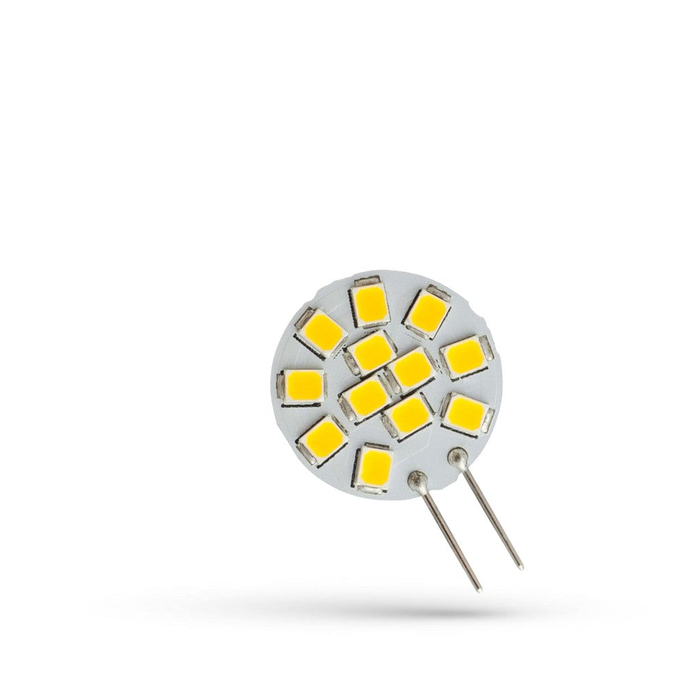 Spectrum 1,2W LED pære - 12V, 20mm, G4 - Lavt energiforbrug og klart lys