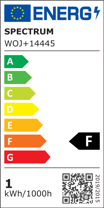 LED-pære 1W - Spectrum, G45, E14, 230V