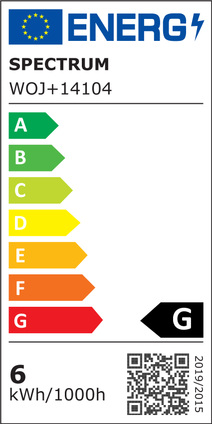 6W LED spot, 10° - Ekstra fokuseret, 230V, GU10 - Høj kvalitet, behagelig belysning