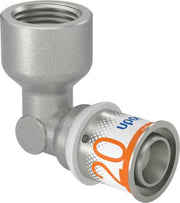 Uponor S-Press vinkel m/muffe 20-Rp1/2"FT