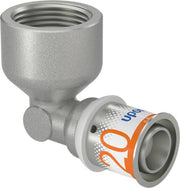 Uponor S-Press vinkel m/muffe 20-Rp3/4"FT
