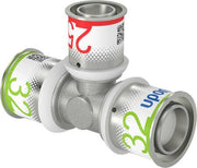 Uponor S-Press tee reduceret 32-25-32