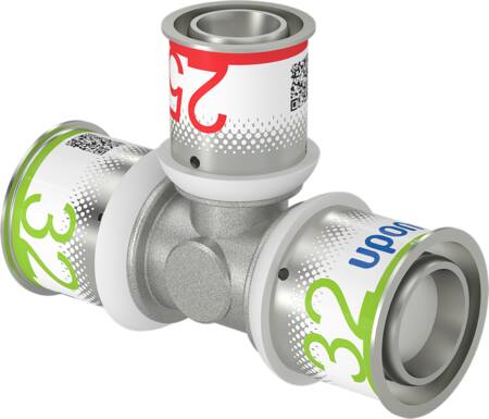 Uponor S-Press tee reduceret 32-25-32