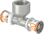 PRES TEE REDUCERET M/MUFFE 20X3/4"