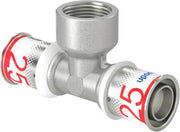 PRES TEE REDUCERET M/MUFFE 25X3/4"