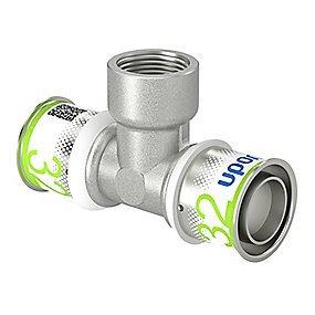 PRES TEE REDUCERET M/MUFFE 32X1/2"
