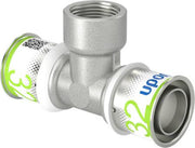 PRES TEE REDUCERET M/MUFFE 32X3/4"