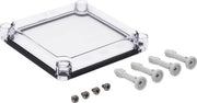 Fibox Klar Låg - 190x190x30 - 4 skruehuller