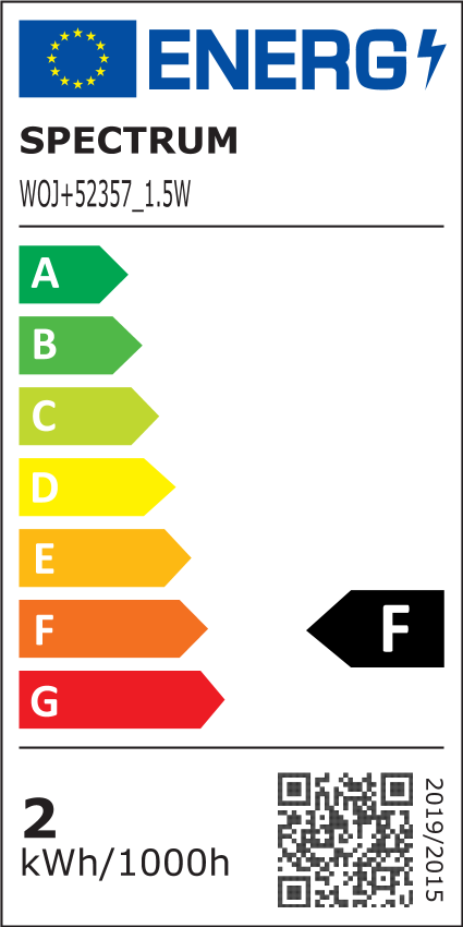 LED T26 230V 1,5W BA15D Spektrum Pære med 140lm og RA80