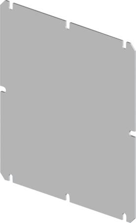 MONTAGEPLADE GALVANISERET 360X360MM