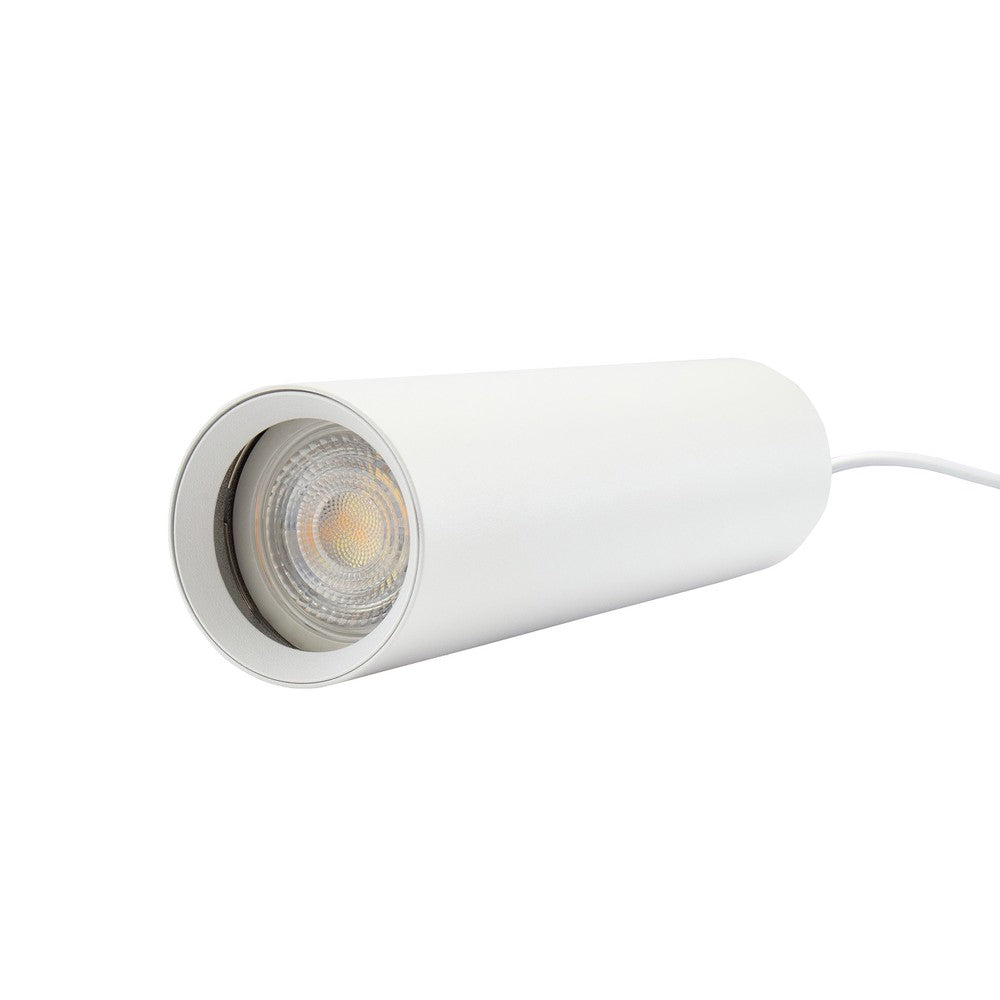 Spectrum MADARA MINI II GU10 Pendellampe - Hvid (230V, IP20, Ø55 x 200mm)