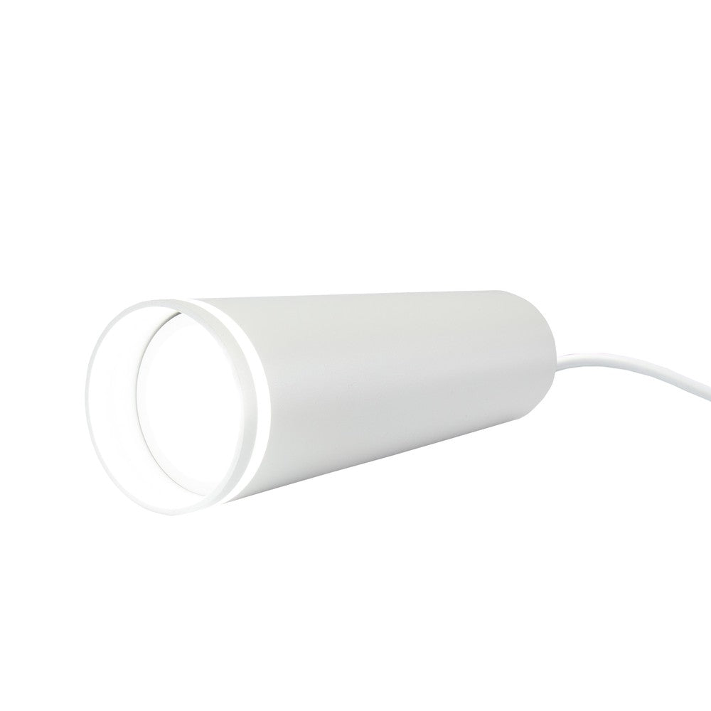 MADARA MINI RING GU10 pendellampe til 3-faset skinne 230V IP20 Ø55 x 200mm HVID - 230V