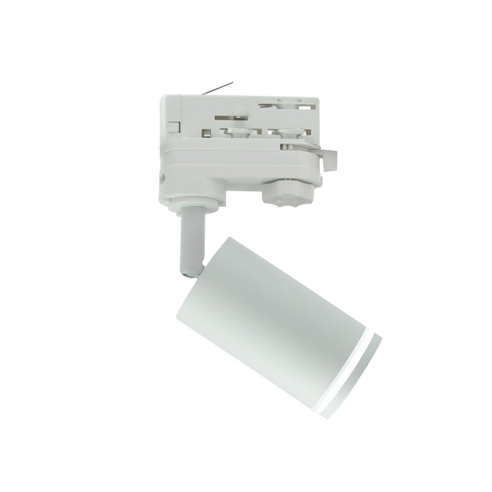 MADARA MINI RING II GU10 pendellampe til 3-faset skinne - HVID, IP20, 55x100x185mm
