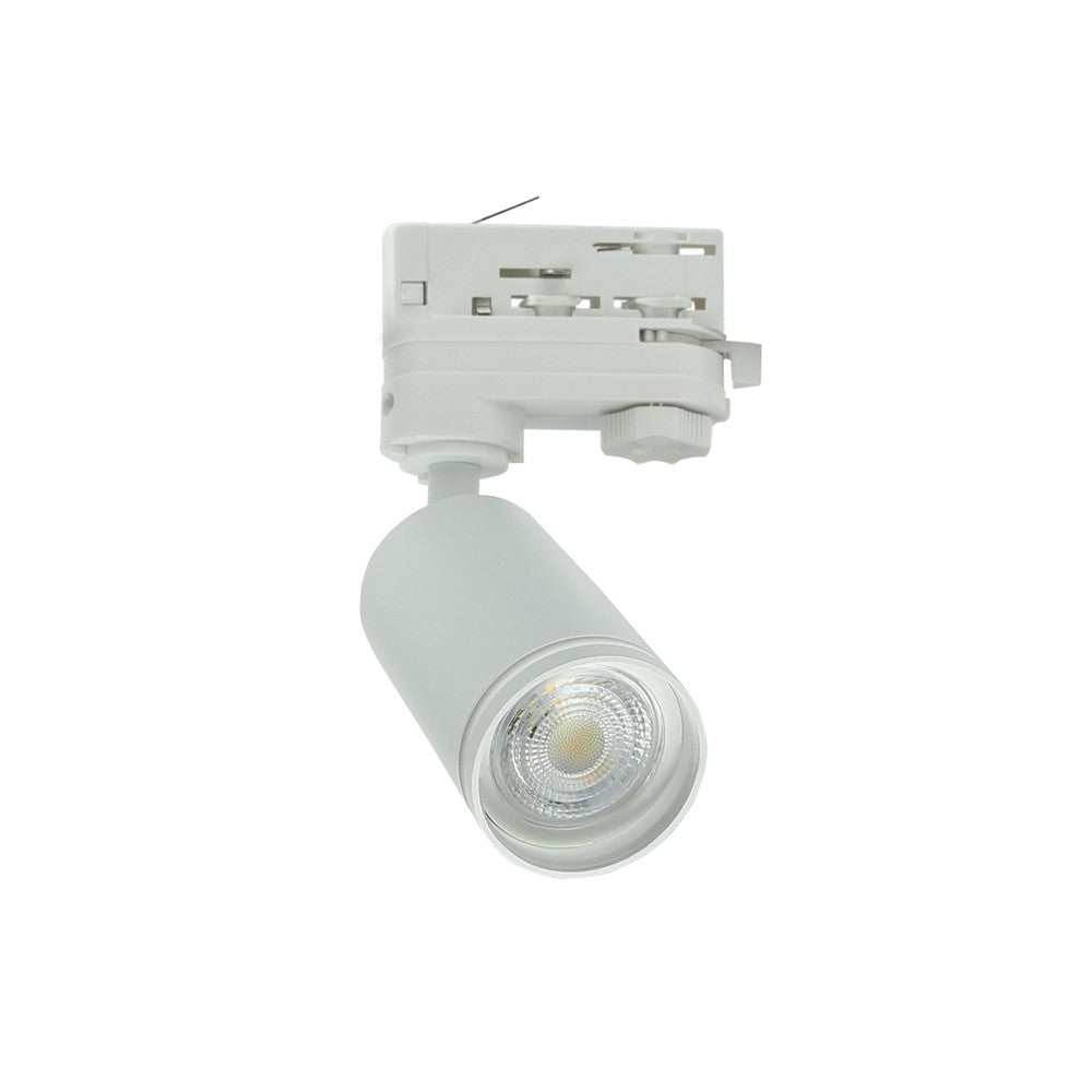MADARA MINI RING II GU10 pendellampe til 3-faset skinne - HVID, IP20, 55x100x185mm