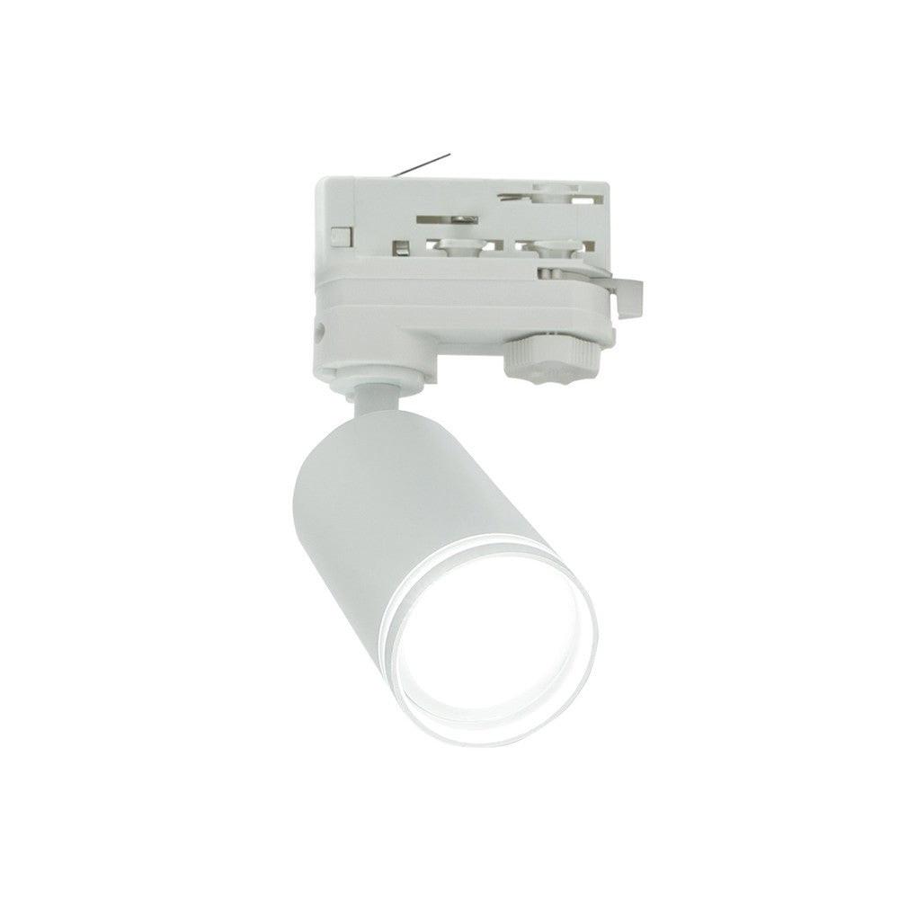 MADARA MINI RING II GU10 pendellampe til 3-faset skinne - HVID, IP20, 55x100x185mm