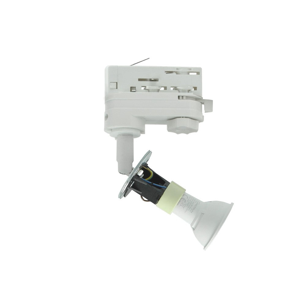 MADARA MINI RING II GU10 pendellampe til 3-faset skinne - HVID, IP20, 55x100x185mm