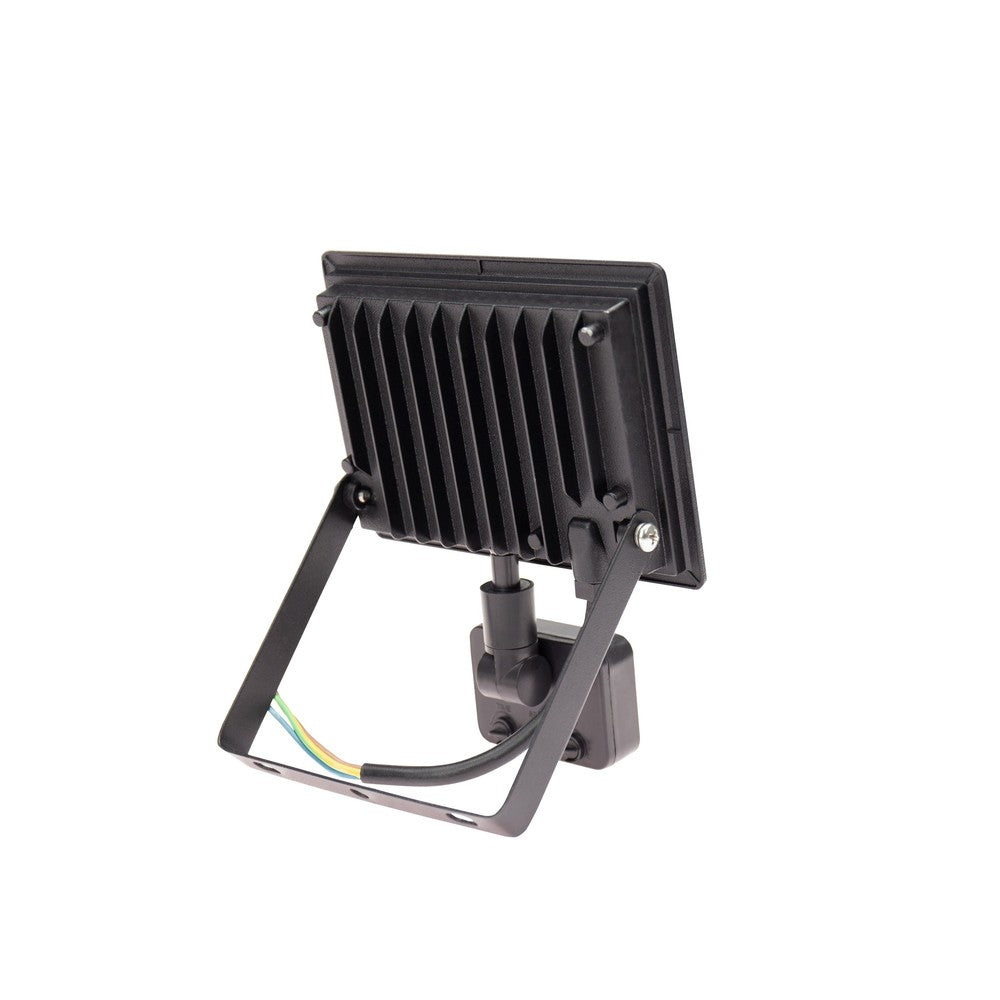 NOCTIS LUX 3 PROJEKTØR 30W 230V IP44 150x190x53mm SORT med PIR-sensor - Kraftfuld sort udendørs projektør med PIR-sensor