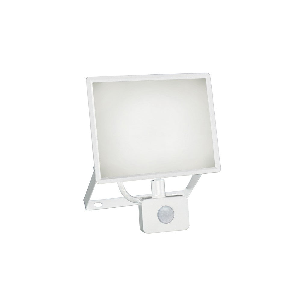 NOCTIS LUX 3 PROJEKTØR 50W 230V IP44 HVID m/PIR-sensor. 4700lm, RA70. 180x215x53mm.