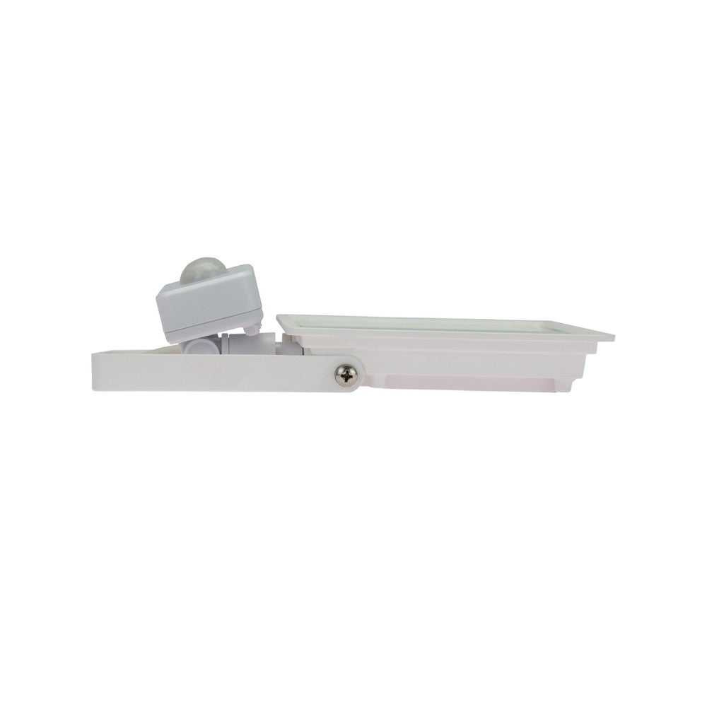 NOCTIS LUX 3 PROJEKTØR 50W 230V IP44 HVID m/PIR-sensor. 4700lm, RA70. 180x215x53mm.