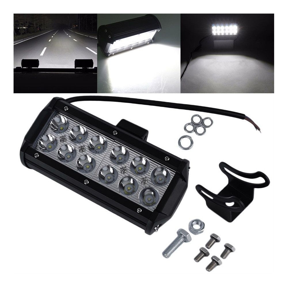 36W LED arbejdslampe til bil, lastbil, traktor, trailer, udrykningskøretøjer, kold hvid, 12V / 24V, IP67