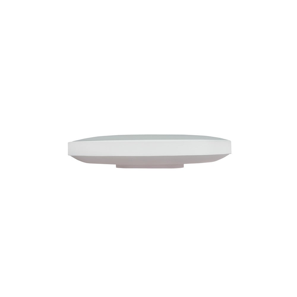 Spectrum 18W LED Loftslampe - Ø25cm, Højde: 5,2cm, Hvid Kant, Sort Ring - 2000lm, RA80, IP54