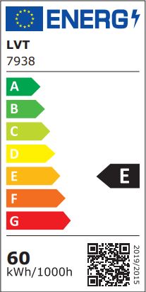 LED-panel på 120x30 cm med sort ramme - Erstatter 200W, 4800lm