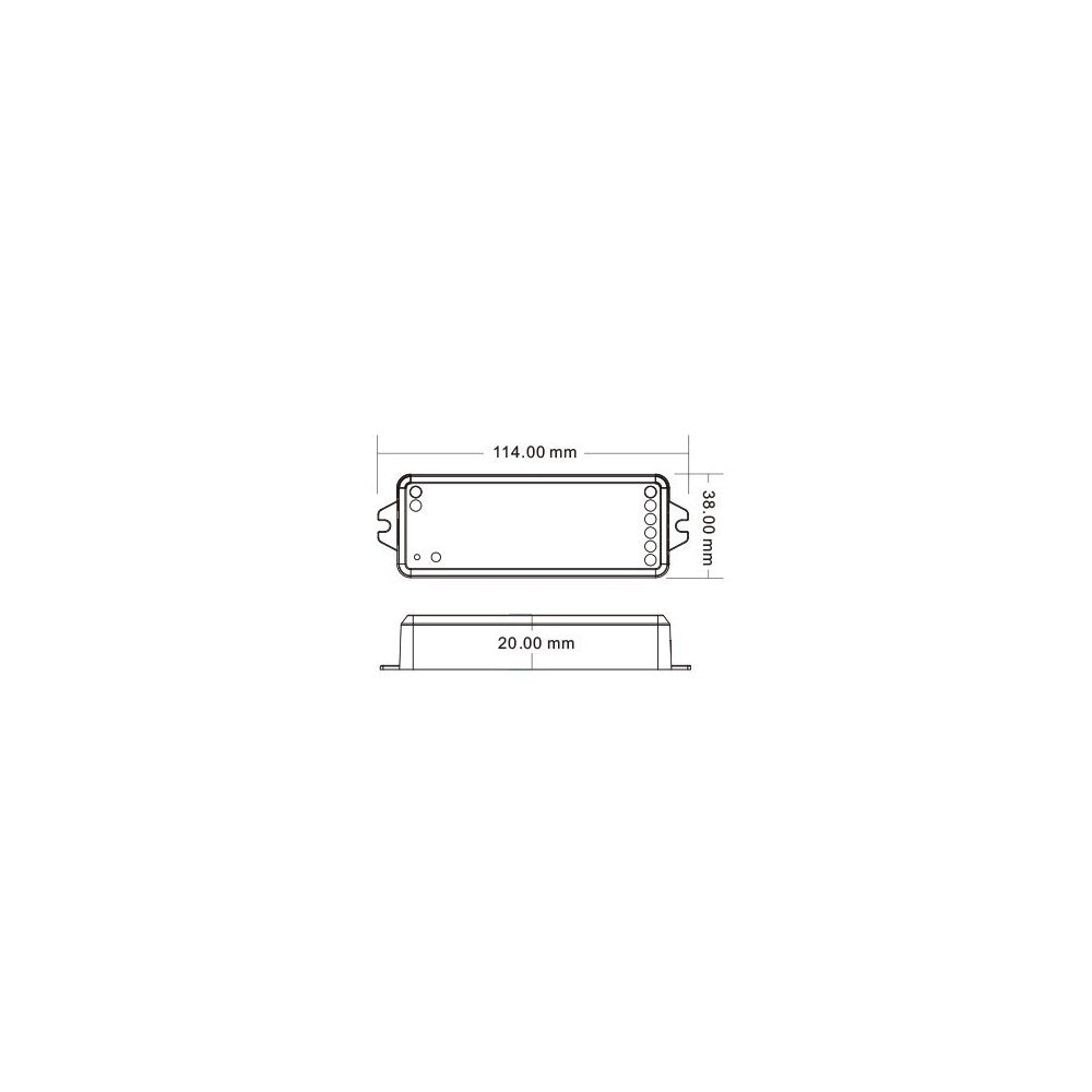 LEDlife rWave Zigbee dæmper - Kompatibel med Hue, 12V-24V (120-240W)
