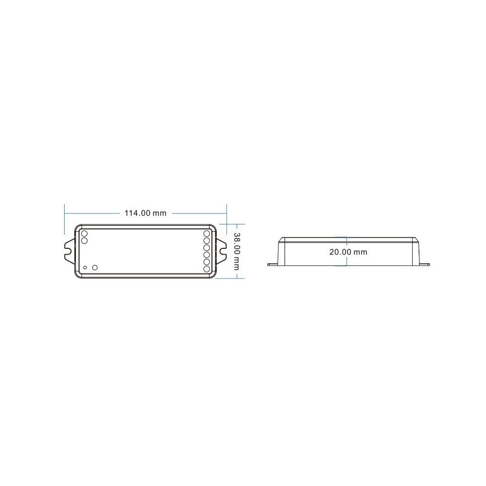 LEDlife rWave Zigbee CCT controller - Hue kompatibel, 12V-24V (120-240W)