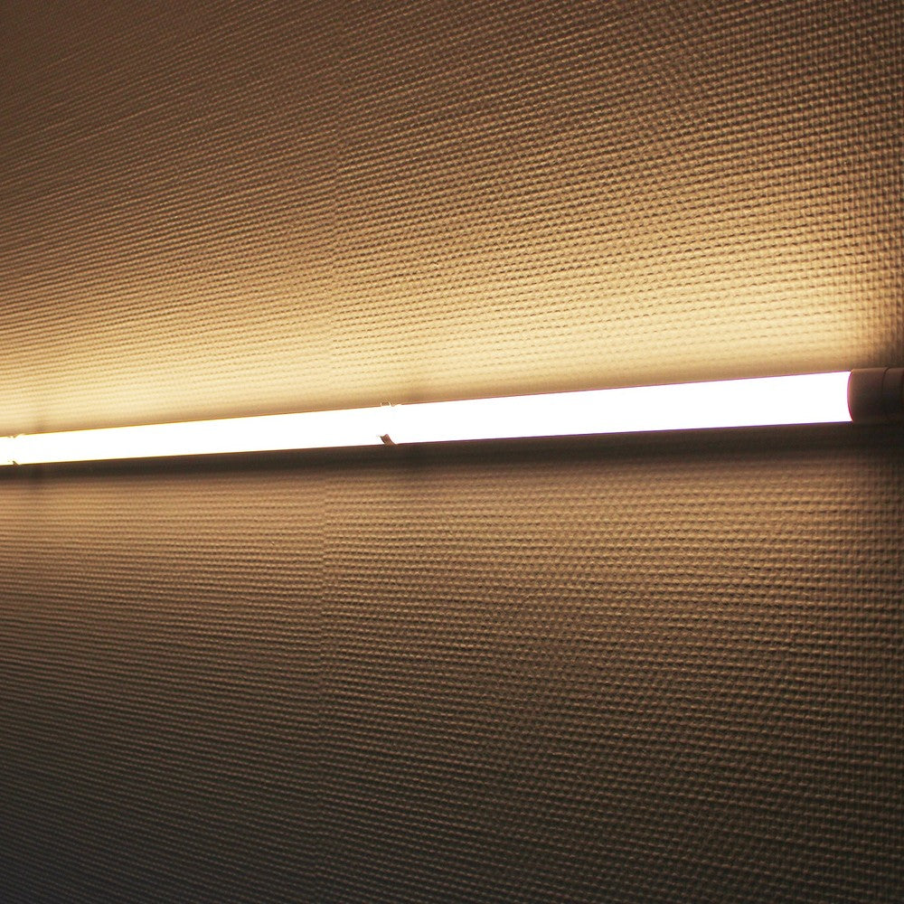 10W LED armatur - 60 cm, IP65, Ø25cm, gennemfortrådet, 230V