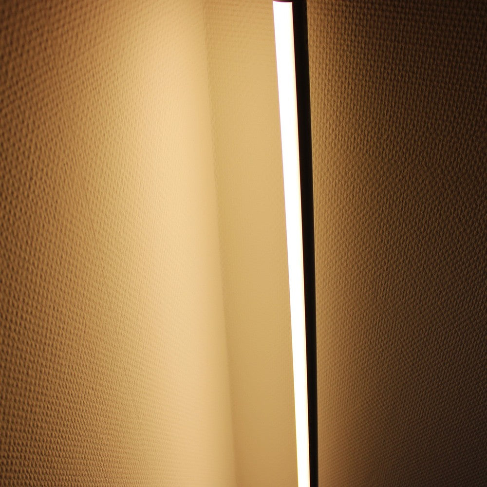 10W LED armatur - 60 cm, IP65, Ø25cm, gennemfortrådet, 230V