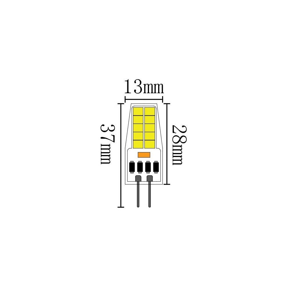 LEDlife SILI2.5 G4 LED pære - 2,5W, dæmpbar, 12V/24V, G4 fatning