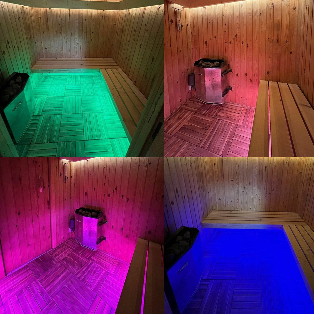 LEDlife RGB Sauna LED-strips - 1 meter, 8 watt pr. meter, IP68, 24V