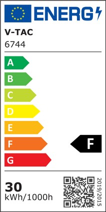 V-Tac 30W LED Projektør - Arbejdslampe, Udendørs, 230V, 2510lm, RA70, IP65