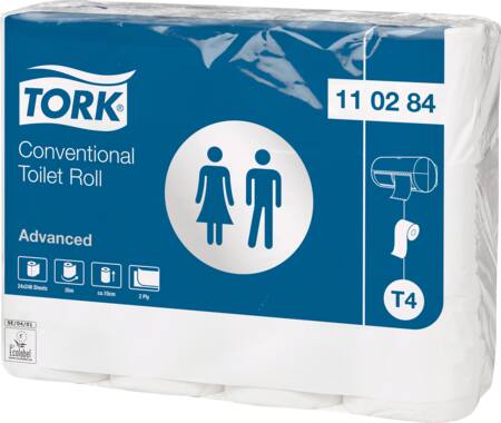 TOILETRULLER 2-LAGS 24 RULLER