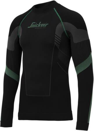 T-SHIRT FLEXIWORK LÆ 9425 SORT/GRÅ M