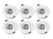 DOWNLIGHT ECO 6,8W 575LM 2700-3000K 6STK